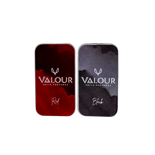 BLACK AND RED | SOLID PERFUME | DUAL COMBO FOR MEN AND WOMEN | A BOND | 12GMS EACH