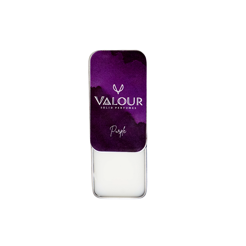 PURPLE - SOLID PERFUME FOR WOMEN | NOTES OF SAFFRON PEPPER AND CITRUS | IRRESISTABLE MYSTERY | 12GMS
