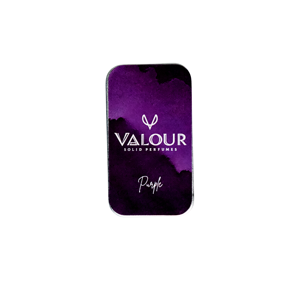 PURPLE - SOLID PERFUME FOR WOMEN | NOTES OF SAFFRON PEPPER AND CITRUS | IRRESISTABLE MYSTERY | 12GMS