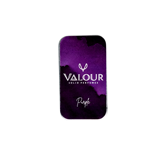 PURPLE - SOLID PERFUME FOR WOMEN | NOTES OF SAFFRON PEPPER AND CITRUS | IRRESISTABLE MYSTERY | 12GMS