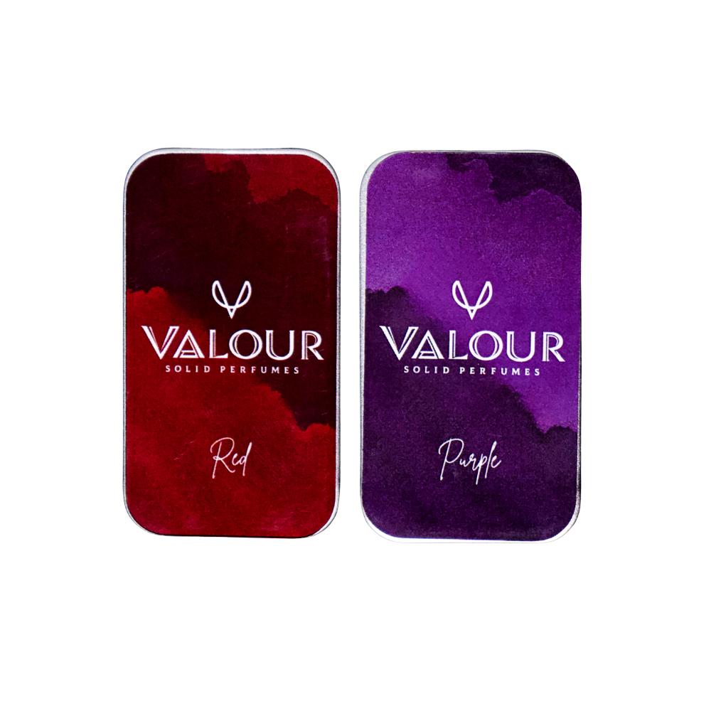 RED AND PURPLE | SOLID PERFUME FOR WOMEN | COMBO PACK | CLASS IN FREEDOM | 12GMS EACH