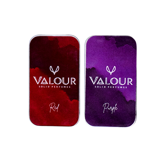 RED AND PURPLE | SOLID PERFUME FOR WOMEN | COMBO PACK | CLASS IN FREEDOM | 12GMS EACH
